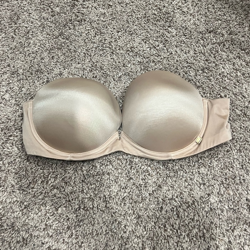 Victoria's Secret Strapless Bra in Beige